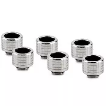Thermal Grizzly DeltaMate conexão de compressão, latão - níquel brilhante, HT14, pack de 6