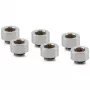 Thermal Grizzly DeltaMate conexão de extensão - MF10, níquel brilhante, pack de 6