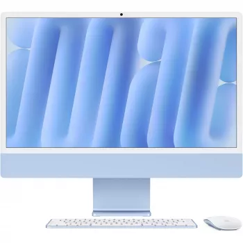 Apple iMac 24 polegadas azul M4 CPU 10-Core 1TB SSD vidro nano-texturizado com Touch ID