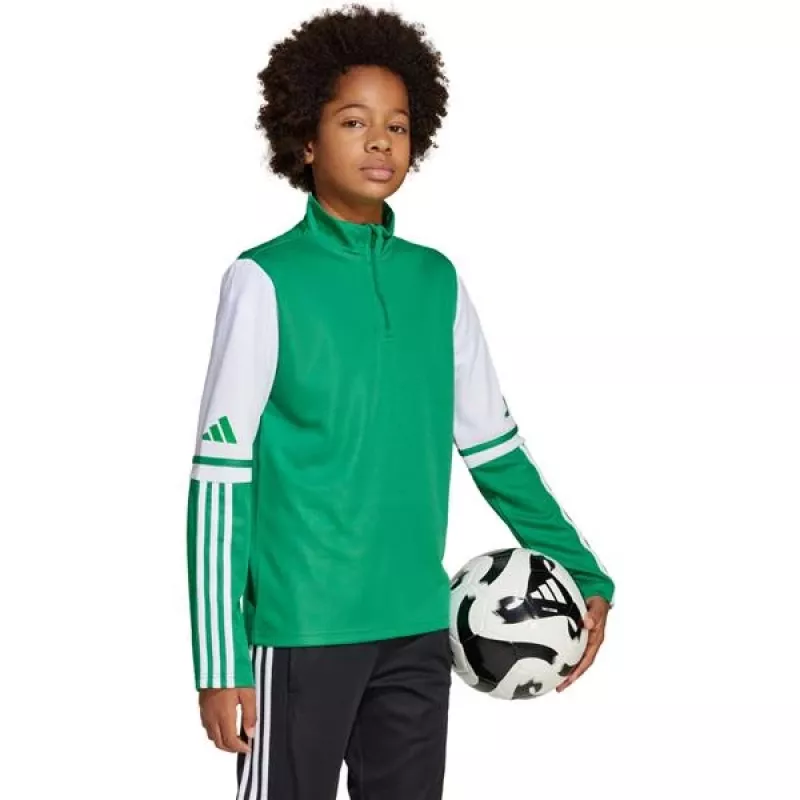 adidas Squadra 25 top de treino júnior Team Green/branco JP3160 128cm