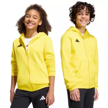 adidas Entrada 26 Full Zip Hoodie criança amarelo 140cm