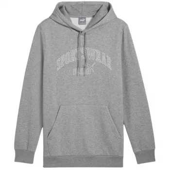 PUMA Essentials+ Logo LAB Gradient Hoodie - cinzento médio mesclado - homem M