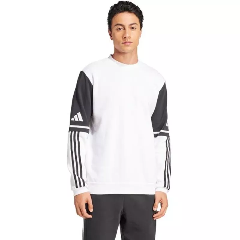 Sweatshirt adidas Squadra 25 Sweat Crew homem branco/Core Black tamanho L