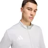 adidas Entrada 26 Casaco de treino homem cinzento tamanho L fecho de correr AEROREADY Poliéster reciclado Treino de futebol