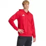 adidas Entrada 26 Hoody com fecho completo homem Team Power Red/Branco M