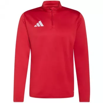 adidas Entrada 26 Top de treino homem Vermelho fecho de quarto manga comprida JZ6650 M