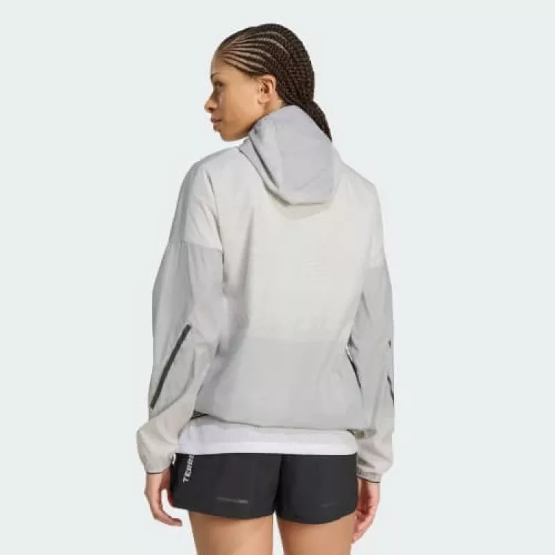 adidas TERREX Xperior CLIMA365 Light Windweave casaco para mulher - preto/branco XS