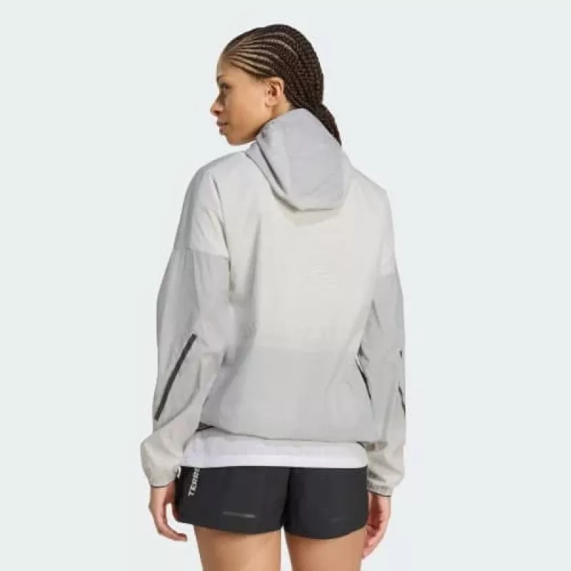 adidas TERREX Xperior CLIMA365 Light Windweave casaco para mulher preto/branco tamanho S