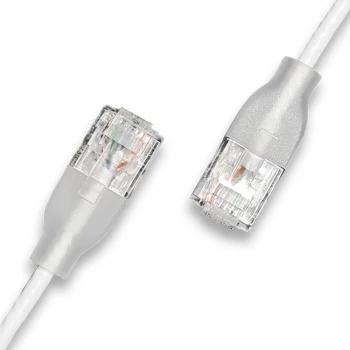 WANTEC eGlow cabo de rede UTP CAT6a, 0,5 m, branco