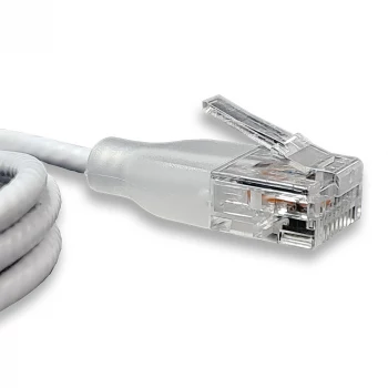 WANTEC eGlow cabo de rede UTP CAT6a, 0,5 m, branco