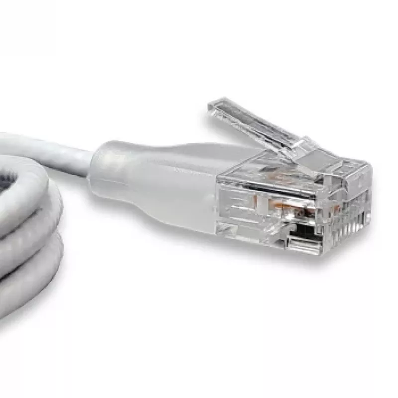 WANTEC eGlow cabo de rede UTP CAT6a, 0,5 m, branco
