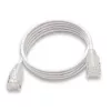 WANTEC eGlow cabo de rede UTP CAT6a, 0,5 m, branco