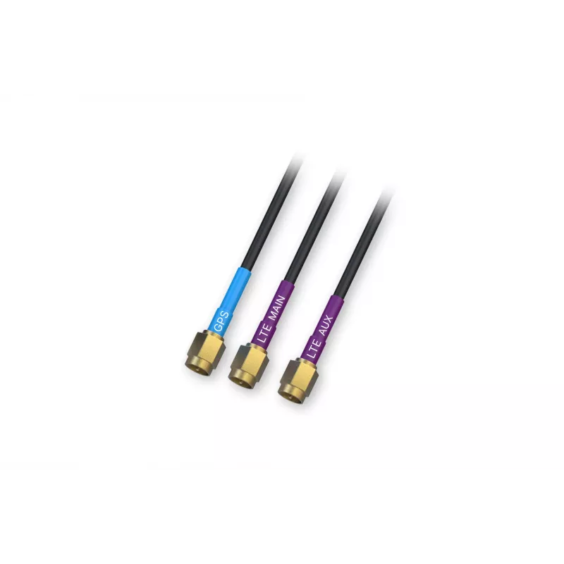 Teltonika PR1UCP25 antena de teto combinada MIMO-LTE/GPS, cabo de 3m, ficha SMA, IP67