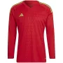 adidas Tiro 23 Competition camisola de guarda-redes de manga comprida para homem vermelho