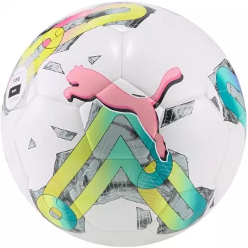 Bola de futebol Puma Orbita 4 HYB FIFA Basic branco-verde-rosa 83781 01 4
