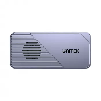 Caixa UNITEK USB4 M.2 NVMe SSD com arrefecimento ativo, 80Gbps, sem ferramentas, alumínio, USB-C