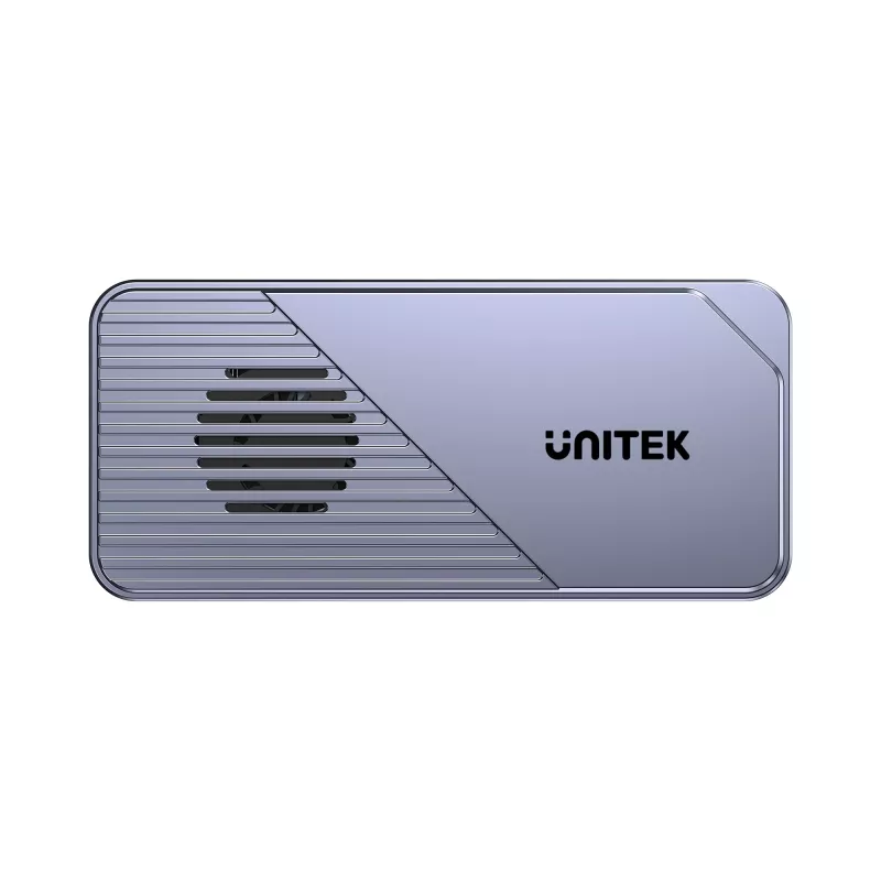 Caixa UNITEK USB4 M.2 NVMe SSD com arrefecimento ativo, 80Gbps, sem ferramentas, alumínio, USB-C
