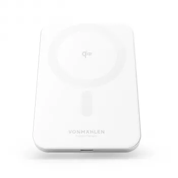 Vonmählen Evergreen Mag powerbank magnética 5.000 mAh branco
