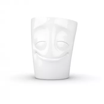 FIFTYEIGHT PRODUCTS T018301 caneca com asa Amused branca 350 ml