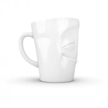 FIFTYEIGHT PRODUCTS T018301 caneca com asa Amused branca 350 ml
