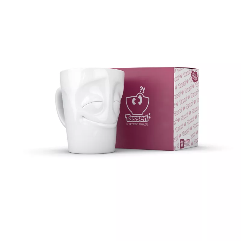 FIFTYEIGHT PRODUCTS T018301 caneca com asa Amused branca 350 ml