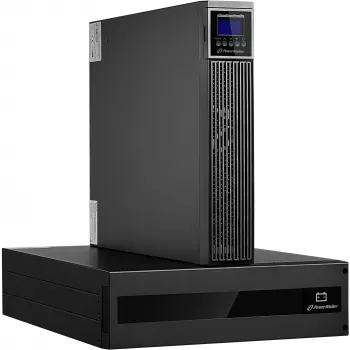 PowerWalker VFI 6000 RTG PF1 6000 VA UPS online de dupla conversão - rackmount/torre, 2 saídas IEC C19, onda sinusoidal pura