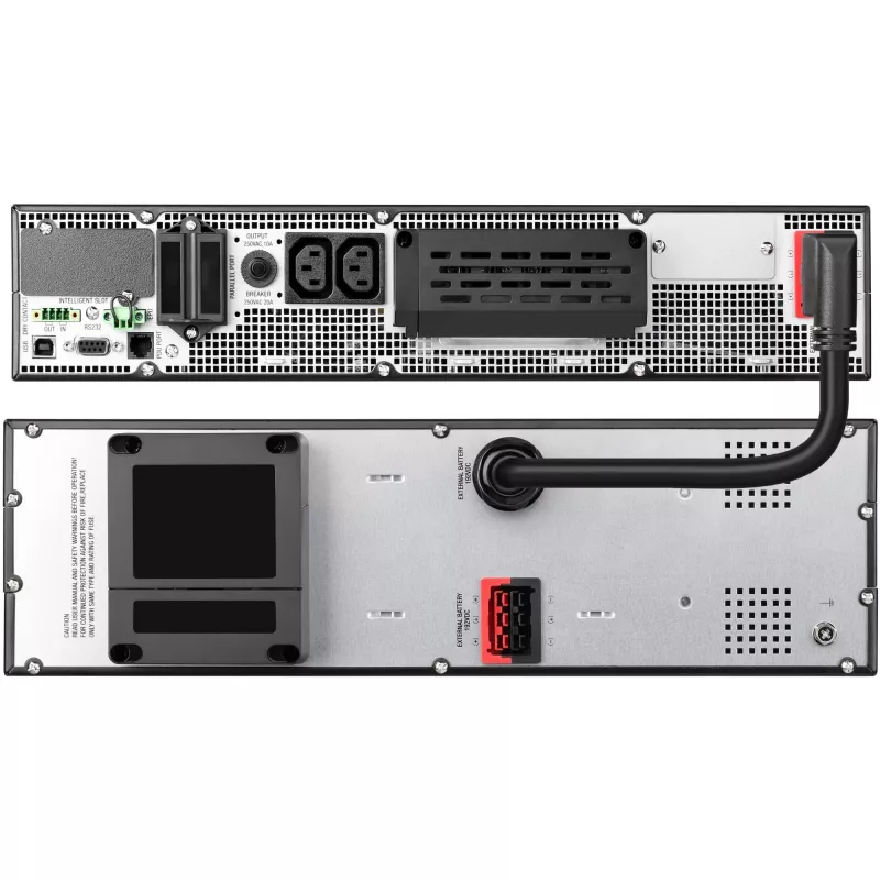 PowerWalker VFI 6000 RTG PF1 6000 VA UPS online de dupla conversão - rackmount/torre, 2 saídas IEC C19, onda sinusoidal pura