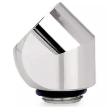 Thermal Grizzly DeltaMate adaptador rotativo 45° G1/4 - níquel brilhante