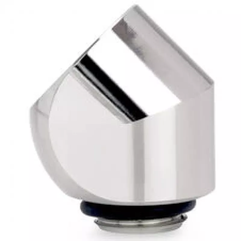 Thermal Grizzly DeltaMate adaptador rotativo 45° G1/4 - níquel brilhante