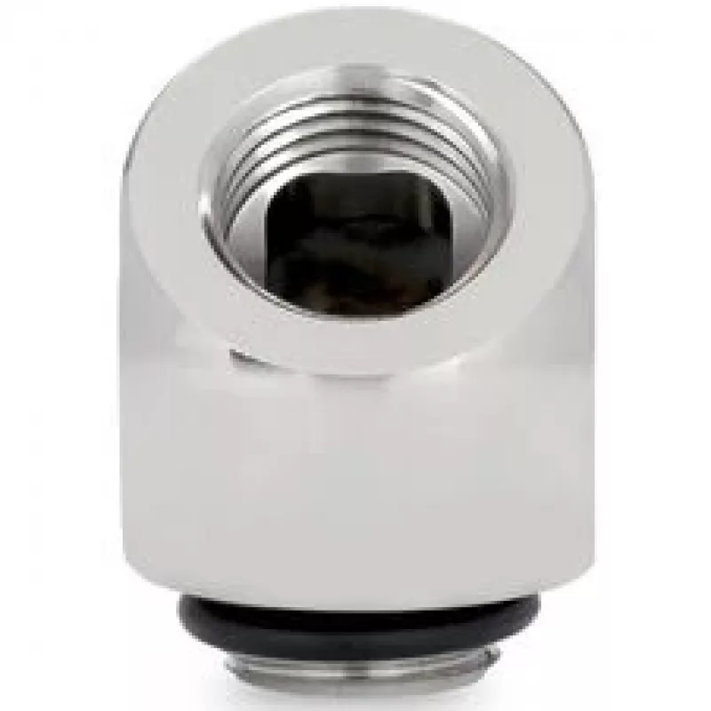 Thermal Grizzly DeltaMate adaptador rotativo 45° G1/4 - níquel brilhante