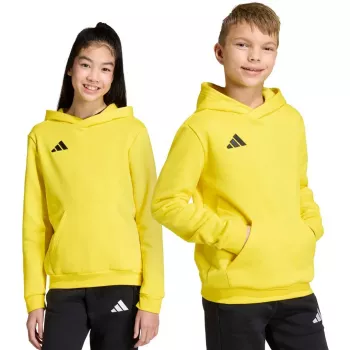 adidas Entrada 26 sweatshirt com capuz criança amarelo 140cm