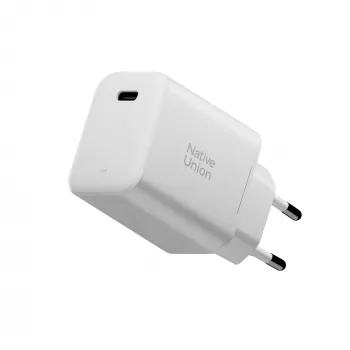Native Union Fast GaN Charger 45W PD USB-C carregador de parede - branco (UE)