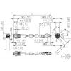 Cabo Ethernet industrial METZ CONNECT 142M2X25100 - 10 m Cat 6a S/FTP, ficha M12 codificada X para ficha RJ45, sem halogéneos verde