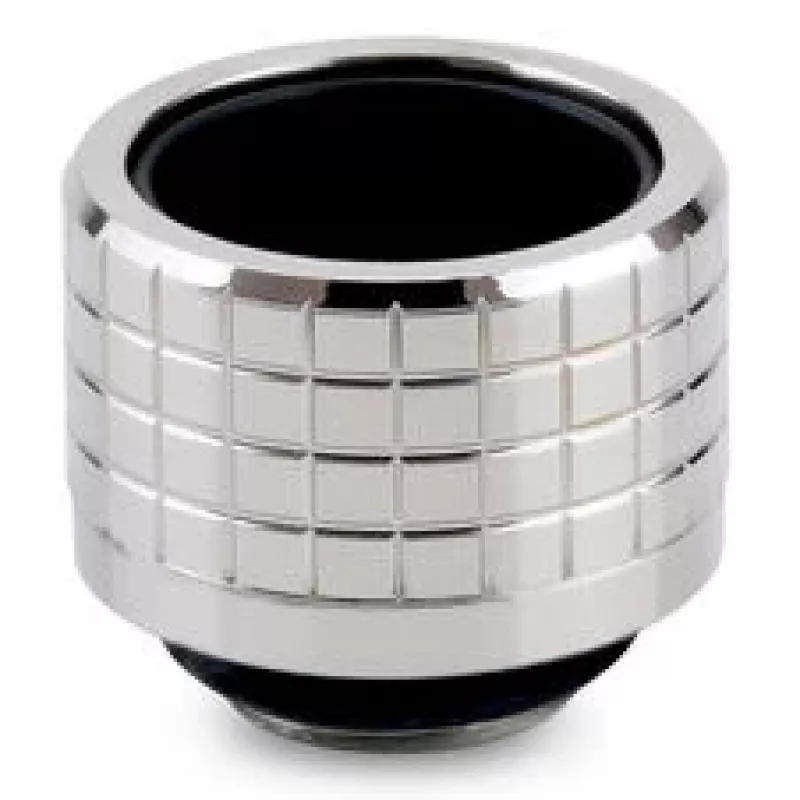 União de mangueira Thermal Grizzly DeltaMate, latão - níquel brilhante, HT16, pack de 6