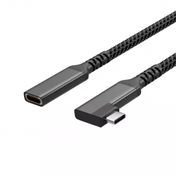 Cabo de extensão USB-C ShiverPeaks USB-C/C 3.2 PD 90° - cabo - digital/dados