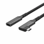 Cabo de extensão USB-C ShiverPeaks USB-C/C 3.2 PD 90° - cabo - digital/dados