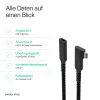 Cabo de extensão USB-C ShiverPeaks USB-C/C 3.2 PD 90° - cabo - digital/dados