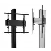 B-TECH AV SYSTEM X - Suporte de chão universal para ecrãs planos (VESA 600 x 400) - 1,8 m