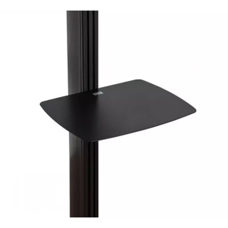 B-TECH AV SYSTEM X - Suporte de chão universal para dois ecrãs planos empilhados (VESA 600 x 400) - 2,4 m, Preto