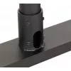 B-TECH AV SYSTEM X - Carrinho universal de perfil baixo para ecrãs planos (VESA 600 x 400) - 0,75 m, colunas Ø50 mm