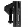 B-TECH AV SYSTEM X - Carrinho universal de perfil baixo para ecrãs planos (VESA 600 x 400) - 0,75 m, colunas Ø50 mm
