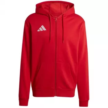 Hoodie com fecho completo adidas Entrada 26 para homem Vermelho 2XL