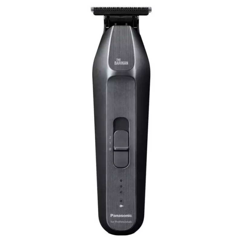 Panasonic Barikan ER-XT70-N801 máquina de cortar cabelo profissional prateada com motor linear, 39 comprimentos de corte, sem fios e com ligação à corrente