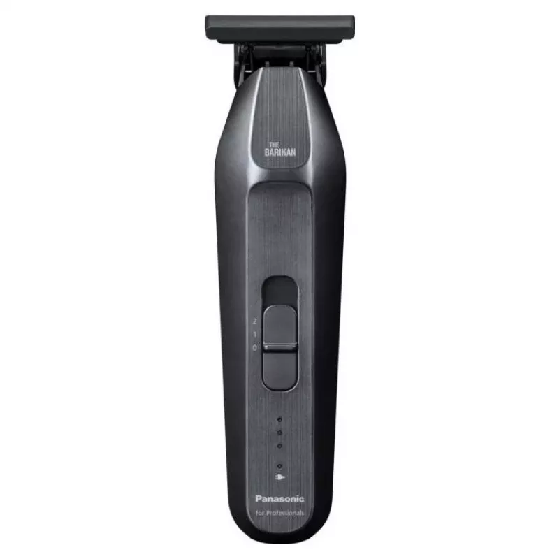 Panasonic Barikan ER-XT70-N801 máquina de cortar cabelo profissional prateada com motor linear, 39 comprimentos de corte, sem fios e com ligação à corrente