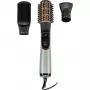 Remington AS 5860 Botanicals modelador de ar quente com cuidado iónico, 1200 W, escova de cerdas mistas 50mm, concentrador, acessório de volume para raízes, jato de ar frio, revestimento cerâmico avançado com aloé vera, jojoba e extrato de rosa, preto