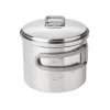 ESBIT PT625ST utensílios de cozinha de campismo panela 0,625 L aço inoxidável