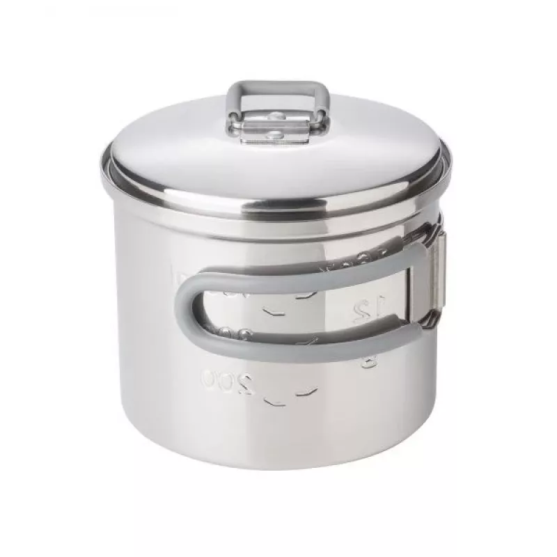 ESBIT PT625ST utensílios de cozinha de campismo panela 0,625 L aço inoxidável