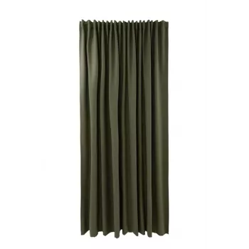 Bari W3630-5057 cortinado verde com ilhós 260x280 cm