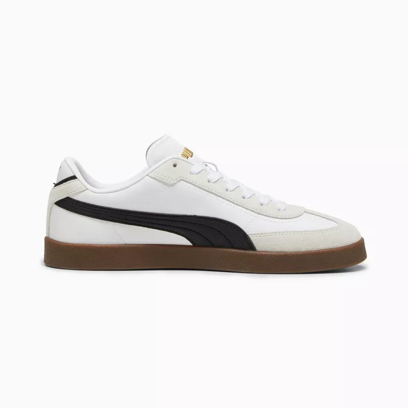 Puma Club II Era sapatilhas homem branco preto Gum 44.5