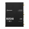 Teltonika Networks RUTC40 router industrial 4G LTE Cat 6 Dual-Band Wi-Fi 5 Gigabit com Dual-SIM, GNSS, fonte de alimentação UK